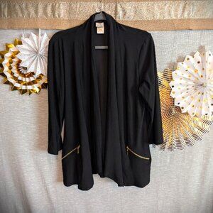 Women's Black Wrapper Jacket